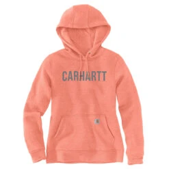 Carhartt WOMENS GRAPHIC HOODIE Hibiscus Heather