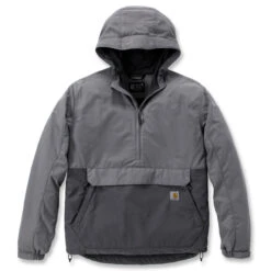 Carhartt RAIN DEFENDER™ LIGHTWEIGHT PACKABLE ANORAK Steel/Gravel