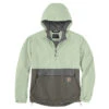 Carhartt RAIN DEFENDER™ LIGHTWEIGHT PACKABLE ANORAK Tender Greens/Dusty Olive