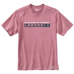 Carhartt SS LOGO GRAPHIC T-SHIRT Foxglove Heather