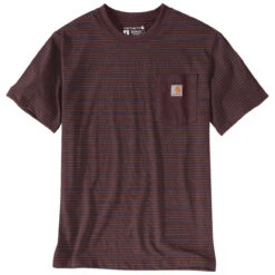 Carhartt STRIPE POCKET T-SHIRT Port Stripe