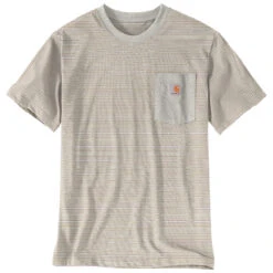 Carhartt STRIPE POCKET T-SHIRT Malt/Apple Butter Stripe