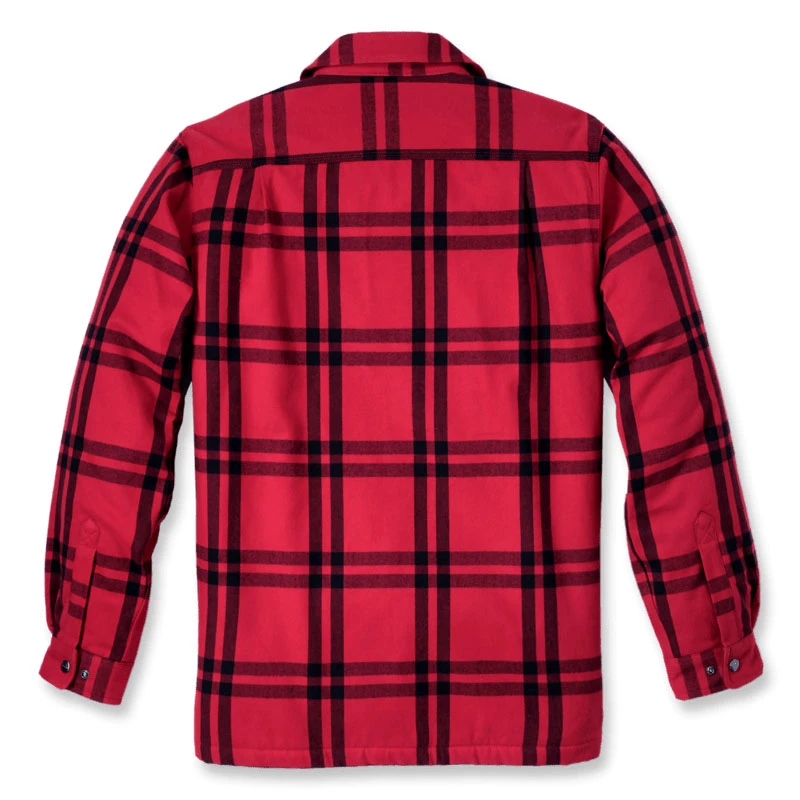 Carhartt HEAVYWEIGHT FLANNEL SHERPA-LINED SHIRT JAC Crabapple - Image 2