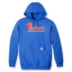 Carhartt MIDWEIGHT TREE GRAPHIC HOODIE Beacon Blue