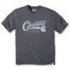 Carhartt LIGHTWEIGHT SCRIPT GRAPHIC T-SHIRT Carbon Heather