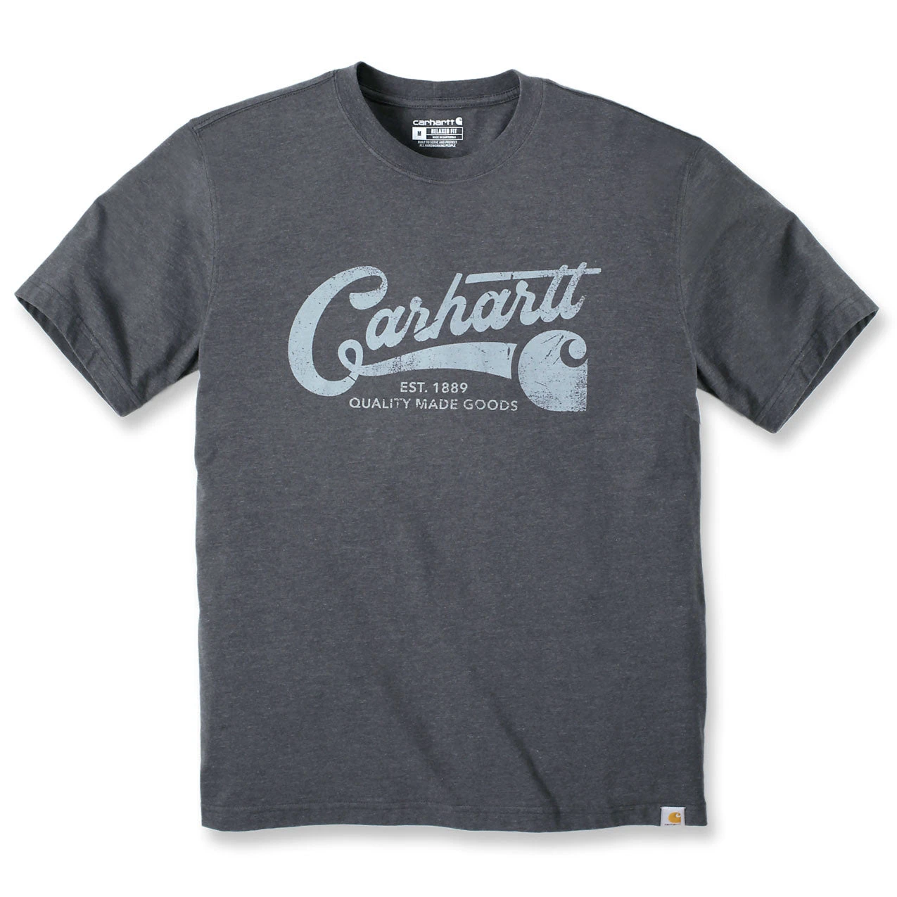 Carhartt LIGHTWEIGHT SCRIPT GRAPHIC T-SHIRT Carbon Heather