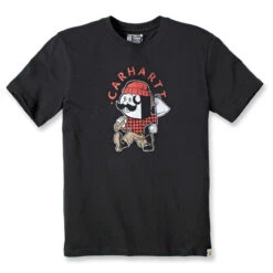 Carhartt LIGHTWEIGHT LUMBERJACK GRAPHIC T-SHIRT Black