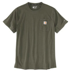 Carhartt FORCE FLEX POCKET T-SHIRT Basil Heather