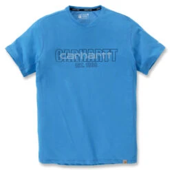 Carhartt FORCE FLEX GRAPHIC T-SHIRT Engineer Blue Heather