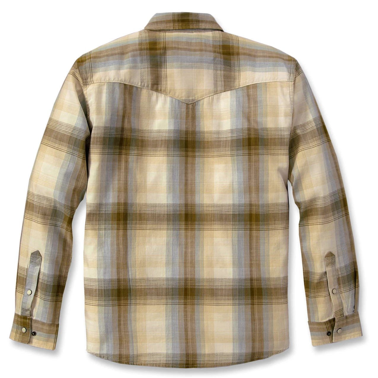 Carhartt MONTANA LONG SLEEVE PLAID SHIRT Chalk - Image 2