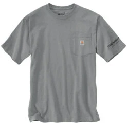 Carhartt LIGHTWEIGHT CAR GRAPHIC POCKET T-SHIRT Weathered Ash Heather
