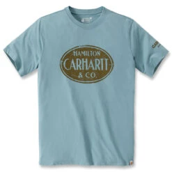 Carhartt LIGHTWEIGHT HAMILTON GRAPHIC T-SHIRT Summer Blue