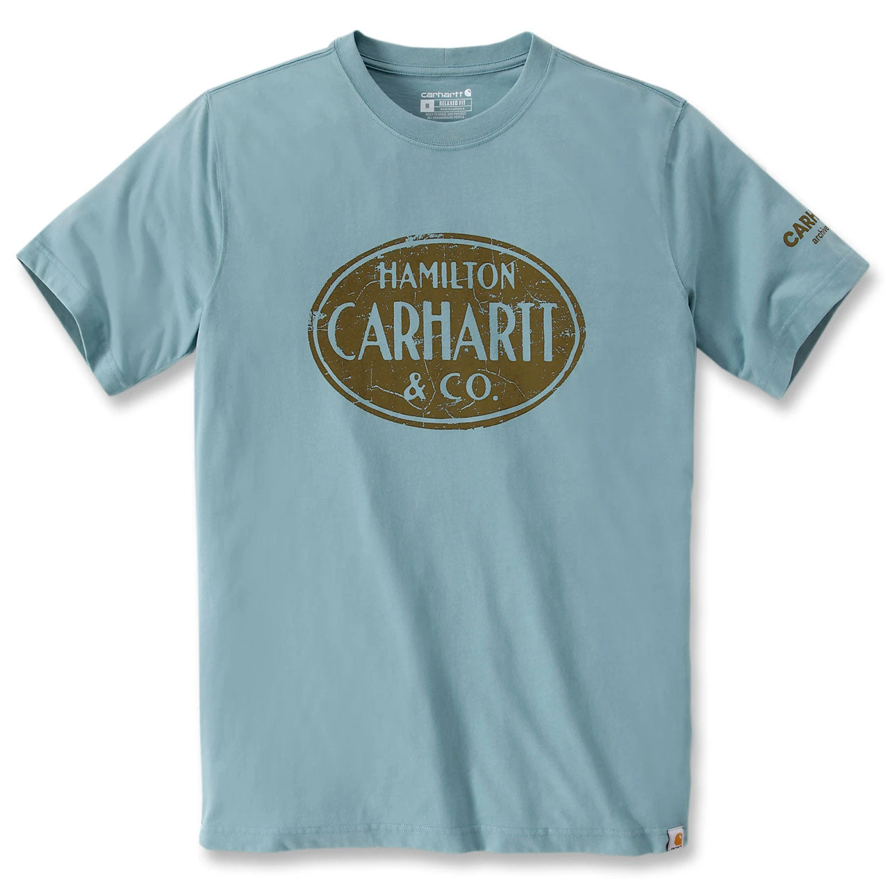 Carhartt LIGHTWEIGHT HAMILTON GRAPHIC T-SHIRT Summer Blue