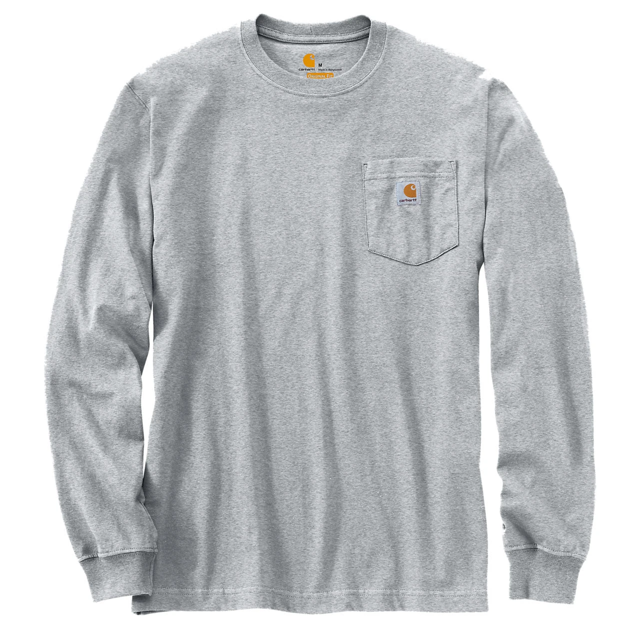 Carhartt WORKWEAR POCKET LONG SLEEVE T-SHIRT Heather Grey