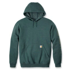 Carhartt MIDWEIGHT SLEEVE LOGO HOODIE Frosted Balsam Heather