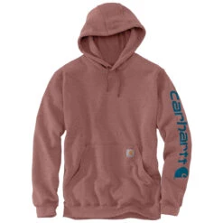 Carhartt MIDWEIGHT SLEEVE LOGO HOODIE Apple Butter Heather