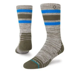 STANCE INFIKNIT HIKE PASS THRU RIDGE Crew Sock Grey