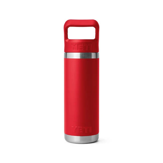 Yeti RAMBLER® 18 OZ (532 ML) BOTTLE WITH STRAW CAP Rescue Red - Image 5
