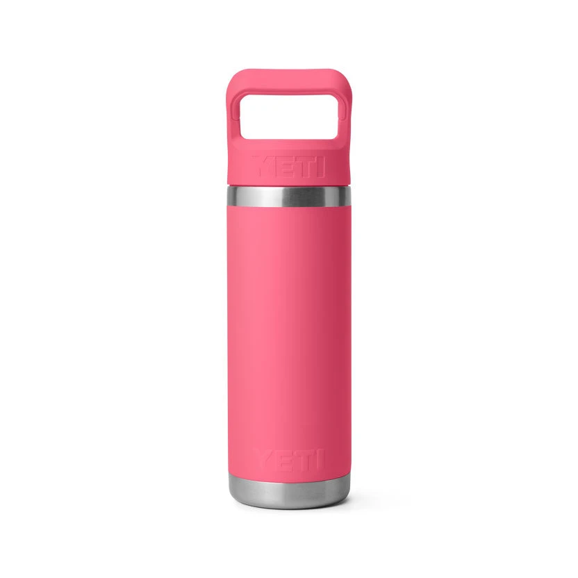 Yeti RAMBLER® 18 OZ (532 ML) BOTTLE WITH STRAW CAP Tropical Pink - Image 3