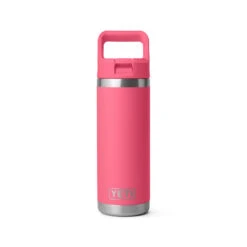 Yeti RAMBLER® 18 OZ (532 ML) BOTTLE WITH STRAW CAP Tropical Pink